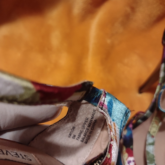 Steve Madden Floral Print Heels 👠 Haylow size 6 - Picture 12 of 13